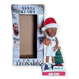 Kawhi Leonard Santa Klaws LA Clippers Limited Ed. Bobblehead 2023 Pre-owned